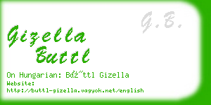 gizella buttl business card